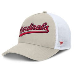 St. Louis Cardinals Fanatics Heritage Light Khaki A-Frame Adjustable Hat | MLB Near me