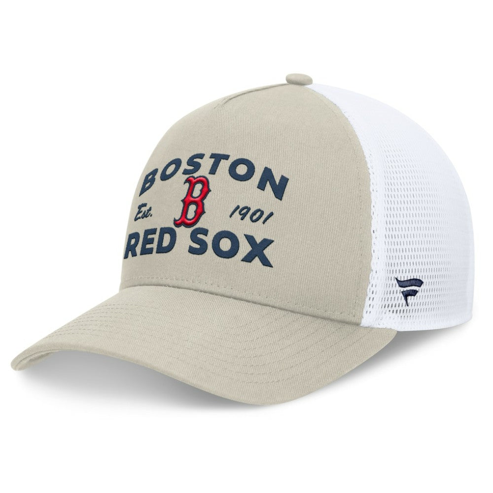 Boston Red Sox Fanatics A-Frame Trucker Adjustable Hat | MLB Outlet