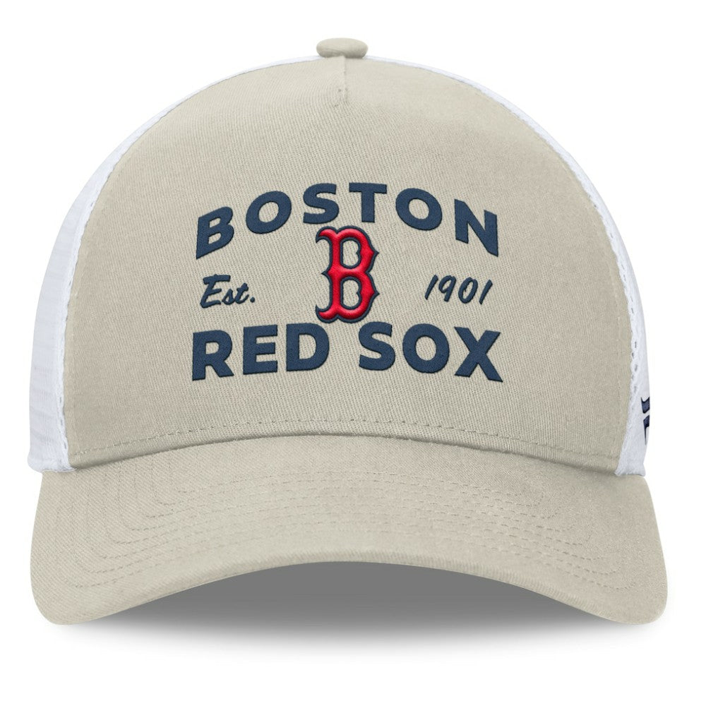 Boston Red Sox Fanatics A-Frame Trucker Adjustable Hat | MLB Outlet