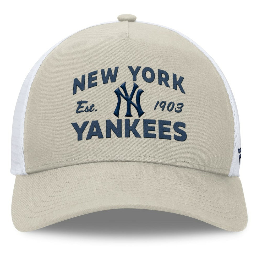 New York Yankees Fanatics A-Frame Trucker Adjustable Hat | MLB Near me