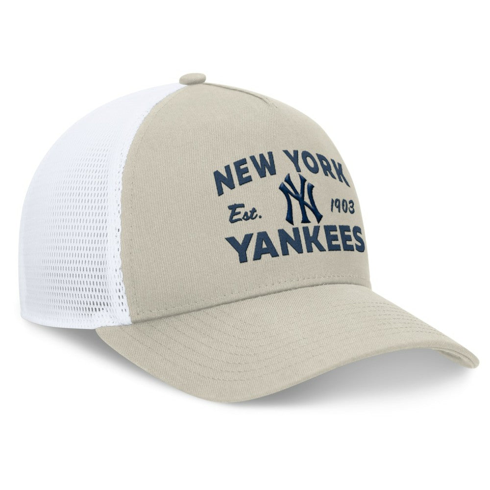New York Yankees Fanatics A-Frame Trucker Adjustable Hat | MLB Near me