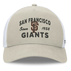 San Francisco Giants Fanatics A-Frame Trucker Adjustable Hat | MLB Sale