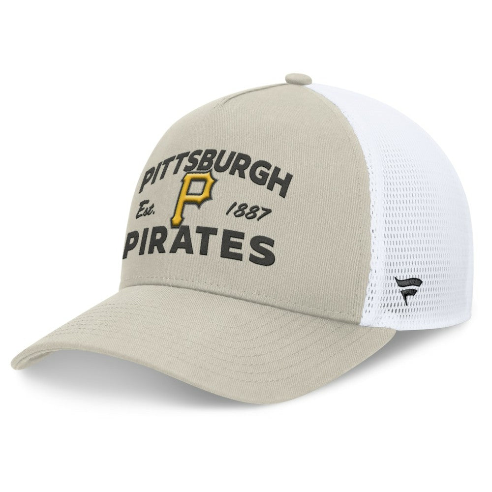 Pittsburgh Pirates Fanatics A-Frame Trucker Adjustable Hat | MLB For sale