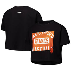San Francisco Giants Pro Standard Women's Made To Play Boxy Cropped T-Shirt | MLB US