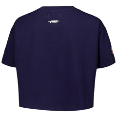 Atlanta Braves Pro Standard Women's Made To Play Boxy Cropped T-Shirt | MLB Sale