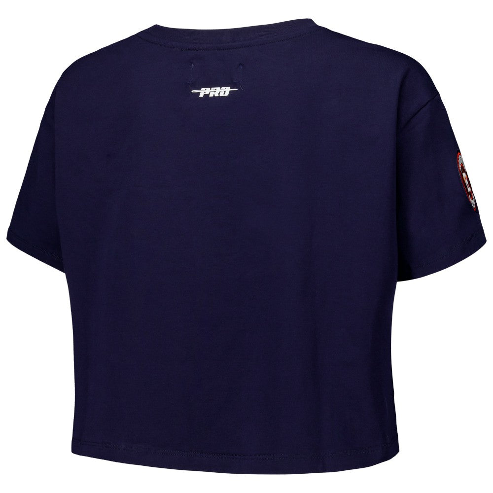 Houston Astros Pro Standard Women's Made To Play Boxy Cropped T-Shirt | MLB Outlet