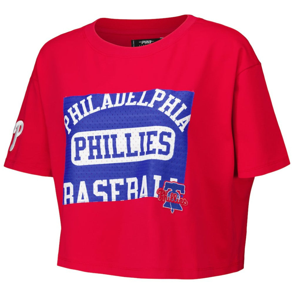 Philadelphia Phillies Pro Standard Women's Made To Play Boxy Cropped T-Shirt | MLB Near me