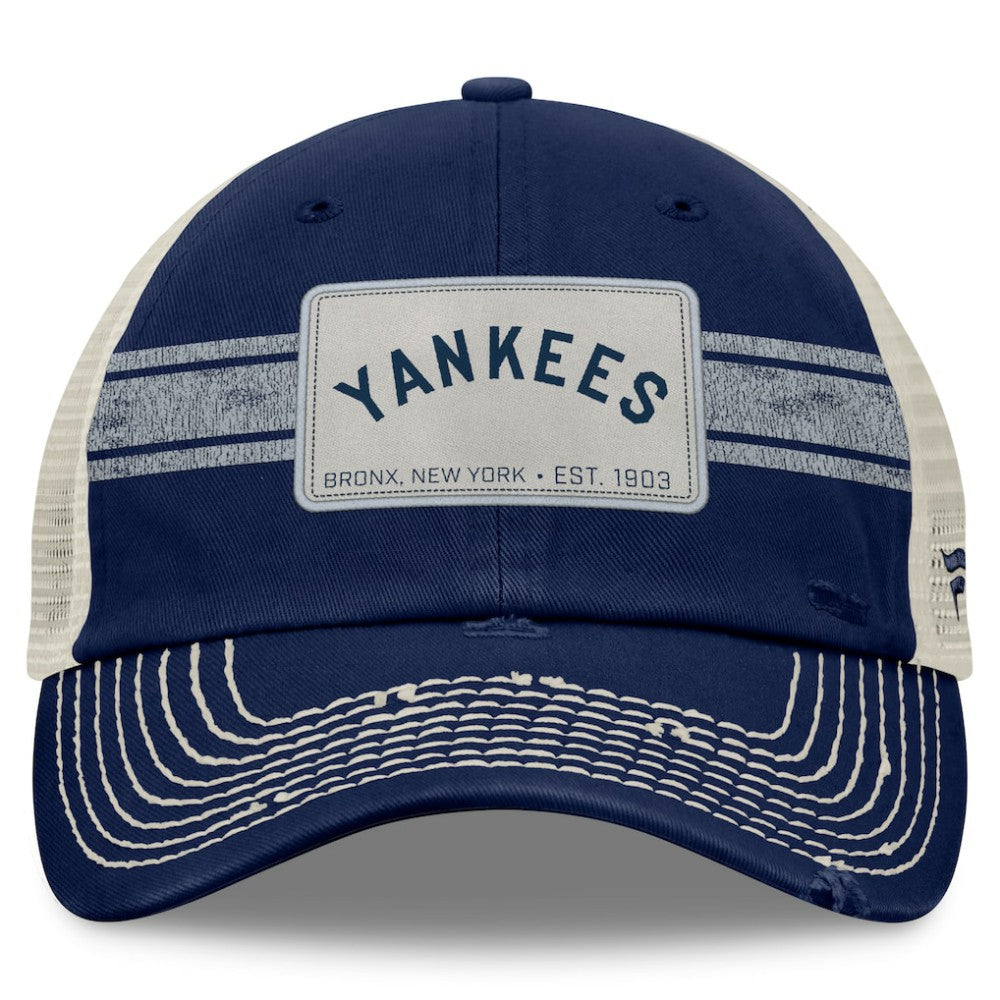 New York Yankees Fanatics  Heritage Stripe Trucker Adjustable Hat | MLB Sale