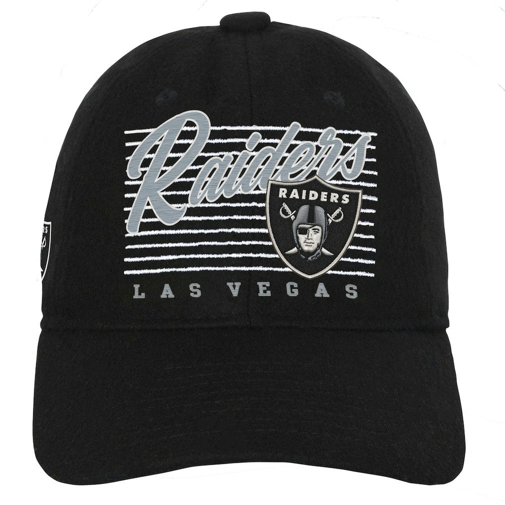 Las Vegas Raiders  Youth Retro Wooly Adjustable Hat