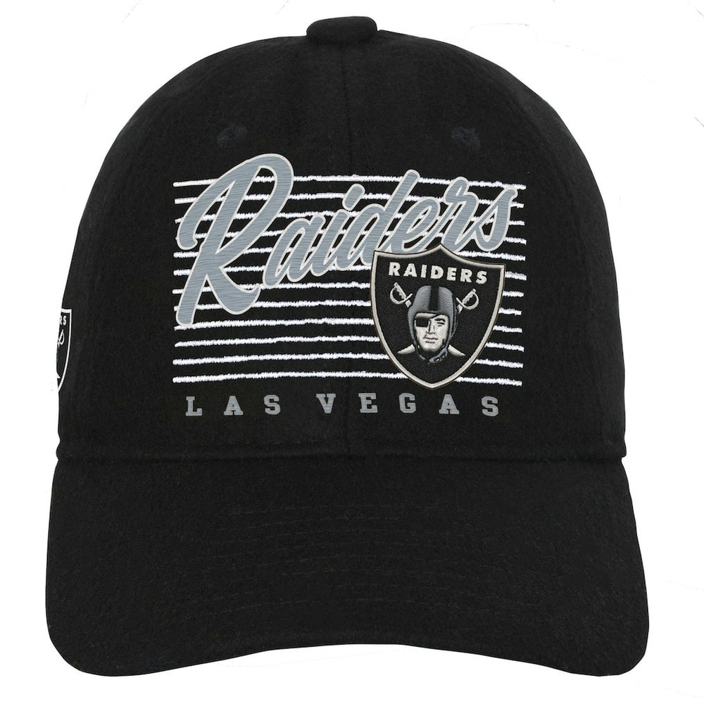 Las Vegas Raiders  Youth Retro Wooly Adjustable Hat
