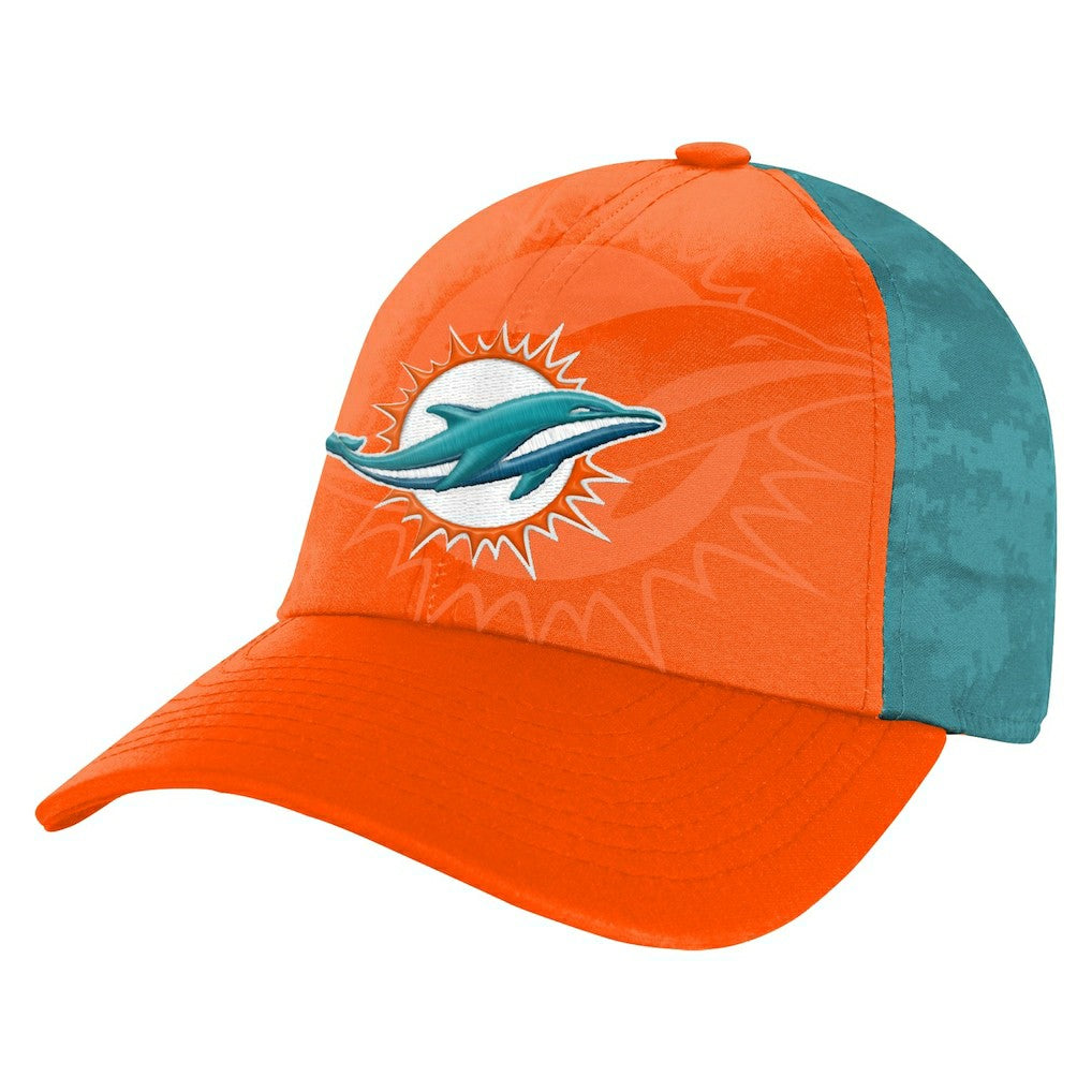 Miami Dolphins  Youth Combine Two-Tone Adjustable Hat