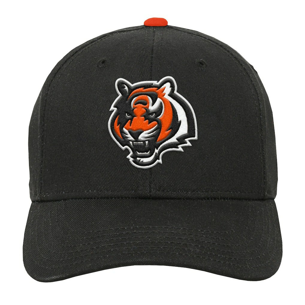 Cincinnati Bengals  Youth Team Pre-Curved Adjustable Hat