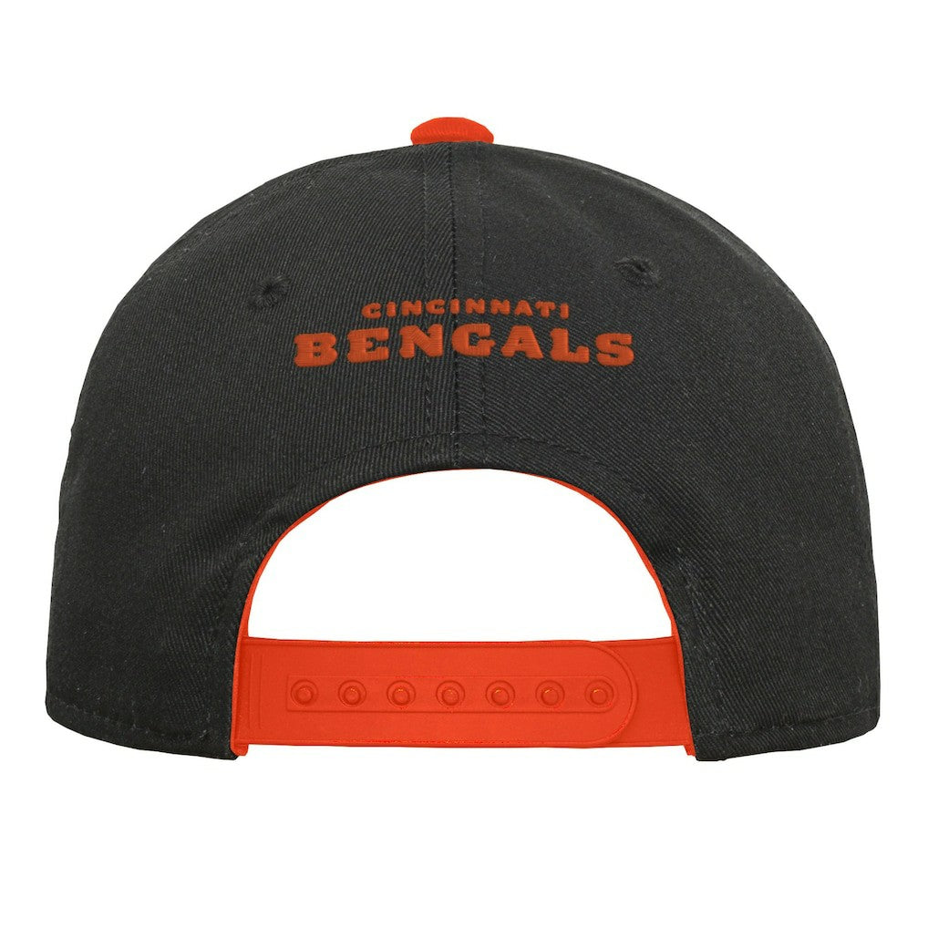 Cincinnati Bengals  Youth Team Pre-Curved Adjustable Hat