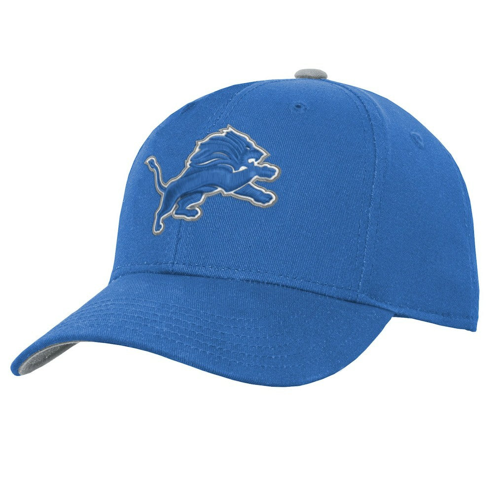 Detroit Lions  Youth Team Pre-Curved Adjustable Hat