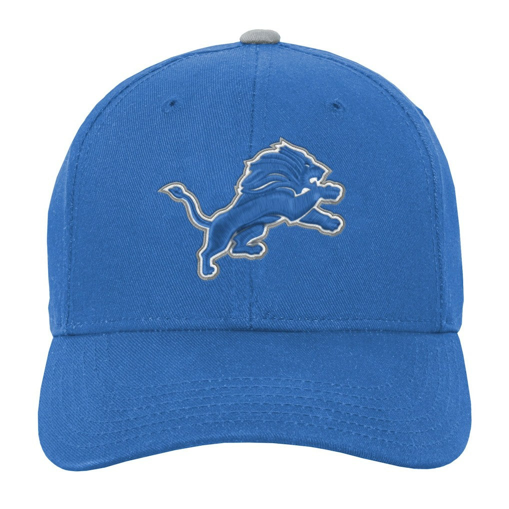 Detroit Lions  Youth Team Pre-Curved Adjustable Hat