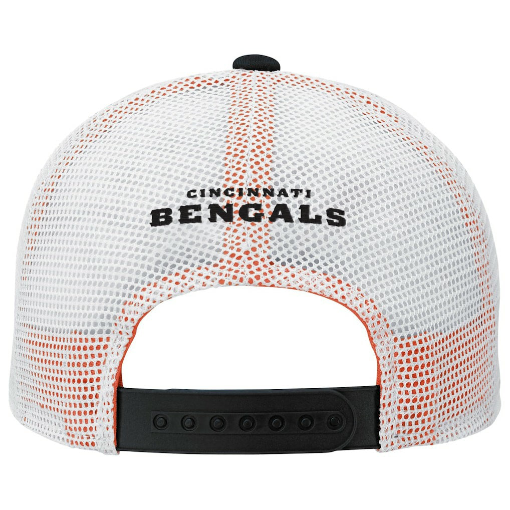 Cincinnati Bengals  Youth Core Lockup Trucker Adjustable Hat