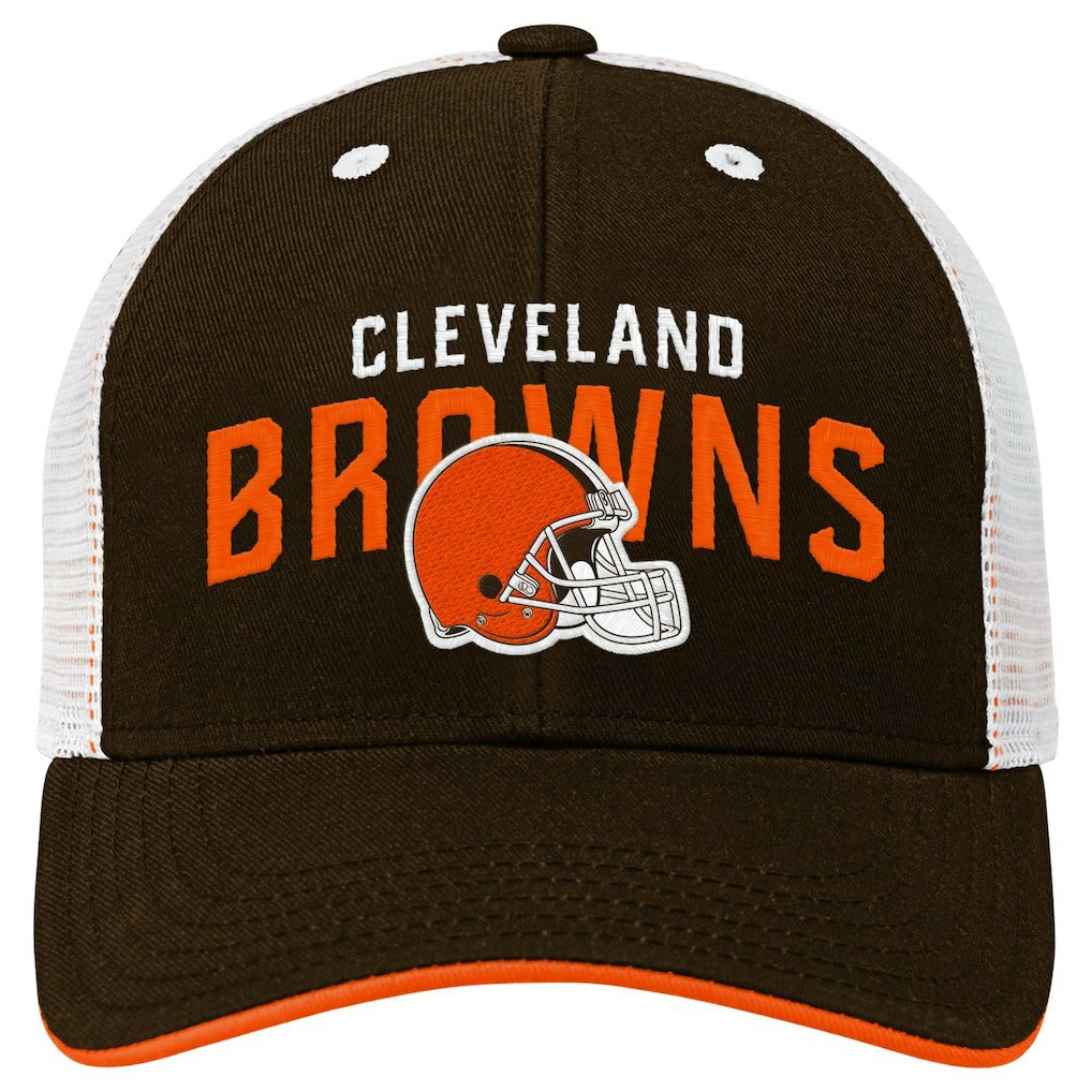 Cleveland Browns  Youth Core Lockup Trucker Adjustable Hat