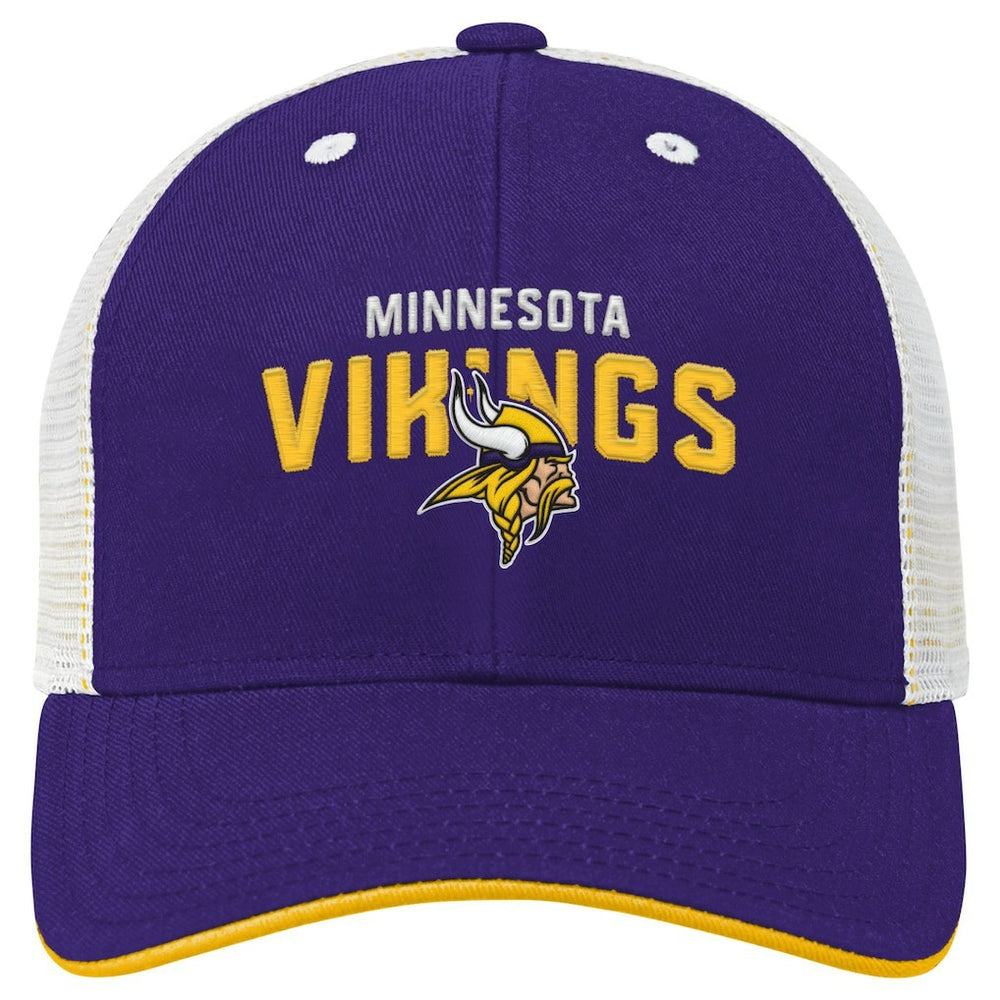 Minnesota Vikings  Youth Core Lockup Trucker Adjustable Hat