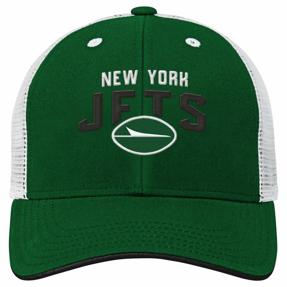 New York Jets  Youth Core Lockup Trucker Adjustable Hat