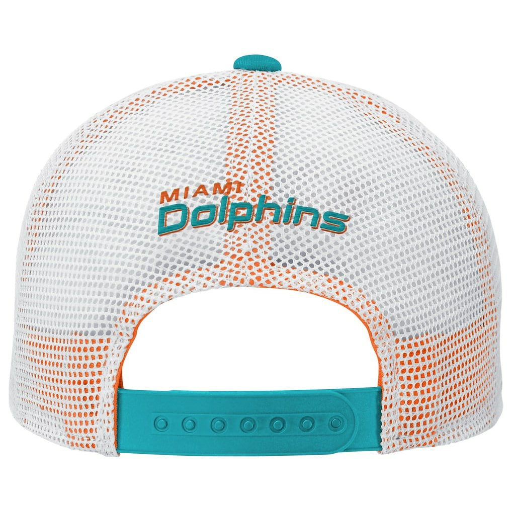 Miami Dolphins  Youth Core Lockup Trucker Adjustable Hat