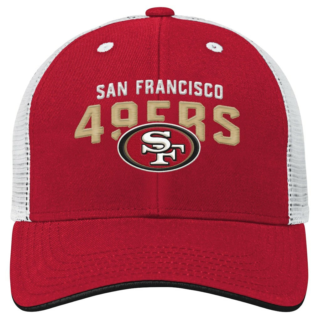 San Francisco 49ers  Youth Core Lockup Trucker Adjustable Hat