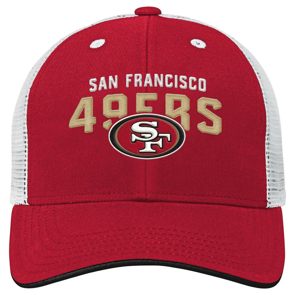 San Francisco 49ers  Youth Core Lockup Trucker Adjustable Hat
