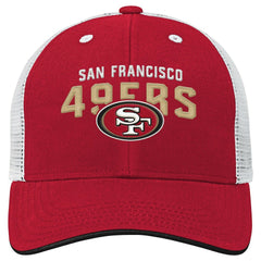 San Francisco 49ers  Youth Core Lockup Trucker Adjustable Hat