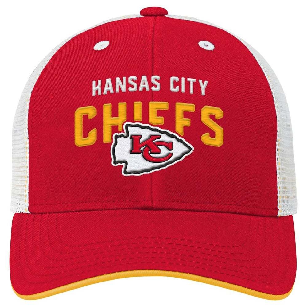 Kansas City Chiefs  Youth Core Lockup Trucker Adjustable Hat