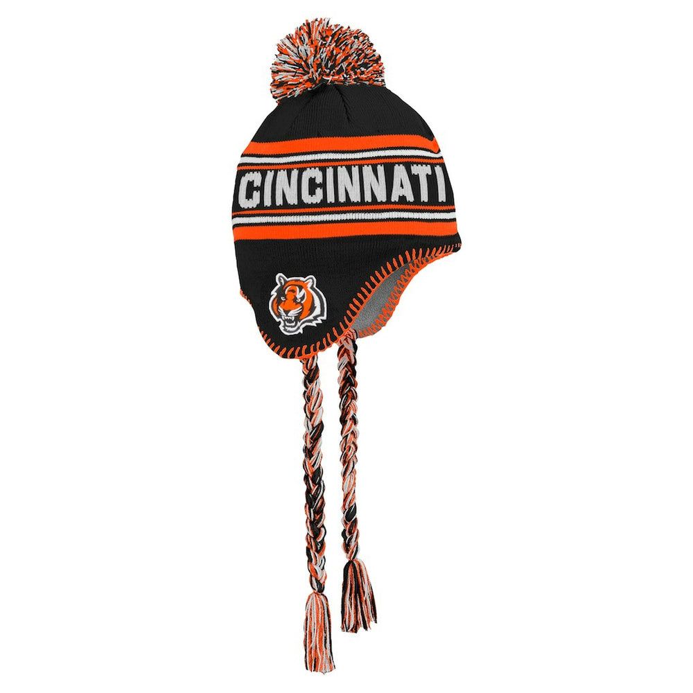 Cincinnati Bengals  Preschool Jacquard Tassel Knit Hat with Pom