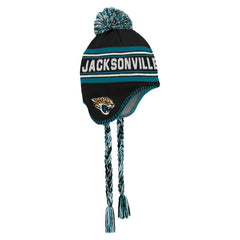 Jacksonville Jaguars  Preschool Jacquard Tassel Knit Hat with Pom