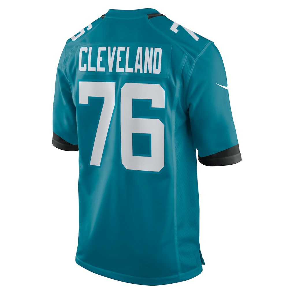 Jacksonville Jaguars Nike Ezra Cleveland  Game Jersey