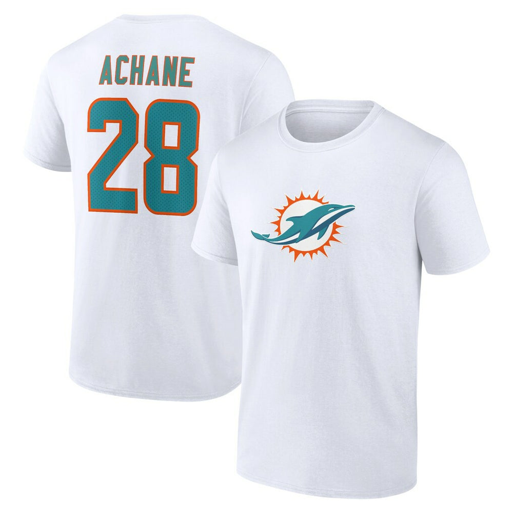 Miami Dolphins  De’Von Achane  Icon Player Name & Number T-Shirt