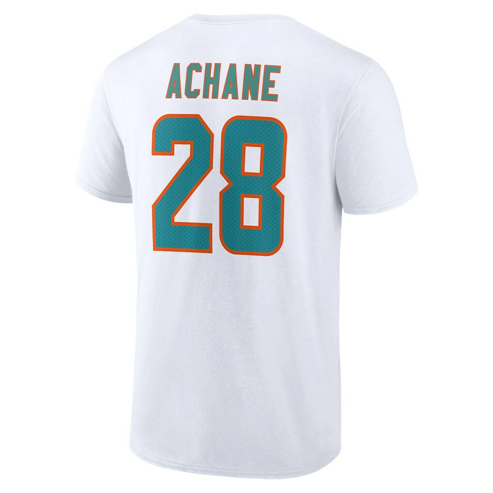 Miami Dolphins  De’Von Achane  Icon Player Name & Number T-Shirt