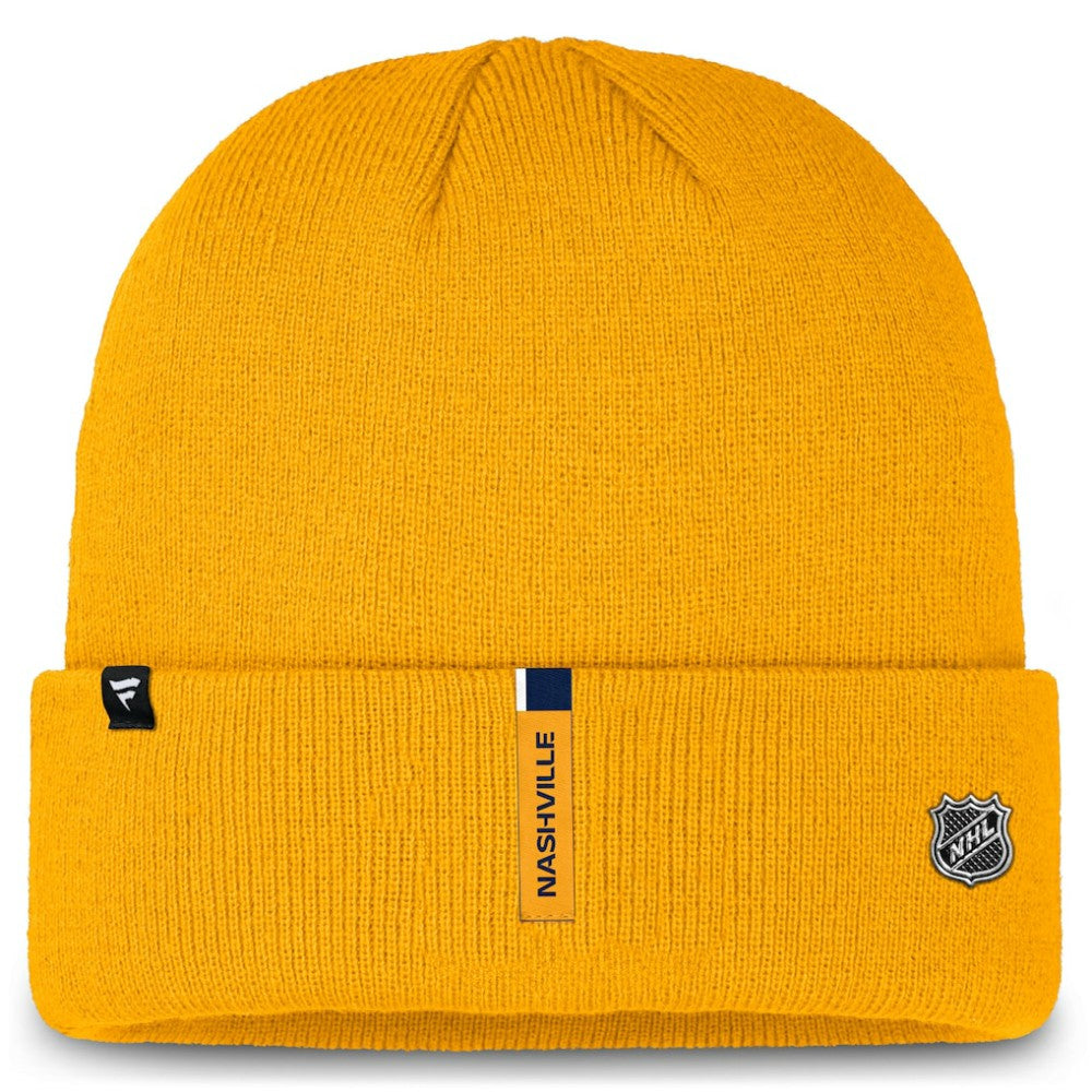 Nashville Predators Fanatics Authentic Pro Cuffed Knit Hat Discount