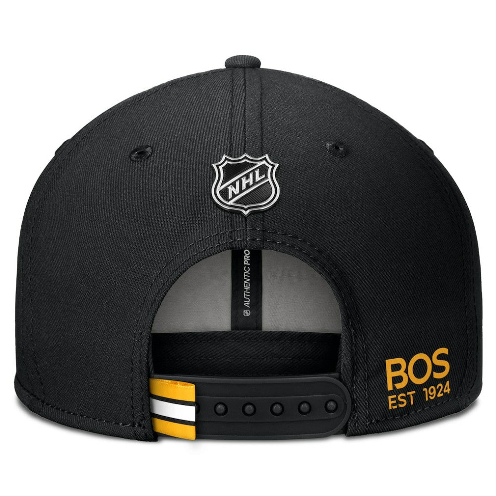 Boston Bruins Fanatics Authentic Pro Prime Snapback Hat Outlet