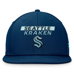 Seattle Kraken Fanatics Authentic Pro Prime Snapback Hat Discount