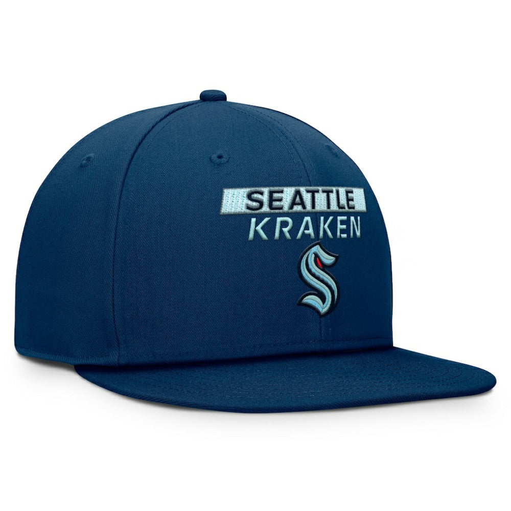 Seattle Kraken Fanatics Authentic Pro Prime Snapback Hat Discount