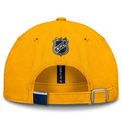 Nashville Predators Fanatics Authentic Pro Prime Adjustable Hat For Sale