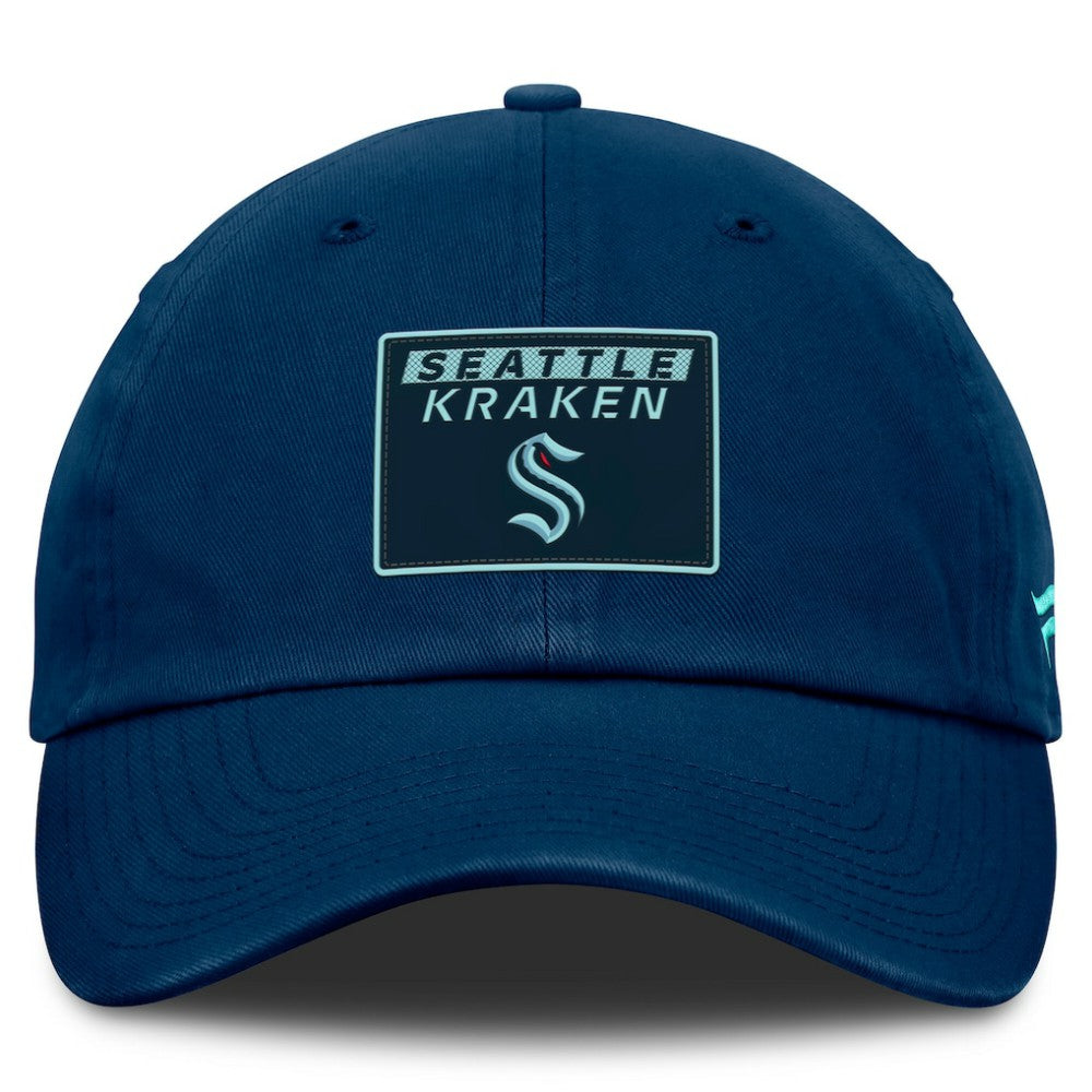 Seattle Kraken Fanatics Authentic Pro Prime Adjustable Hat For Sale