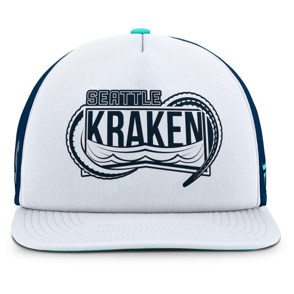 Seattle Kraken Fanatics Authentic Pro Hometown Rink Foam Trucker Snapback Hat Discount