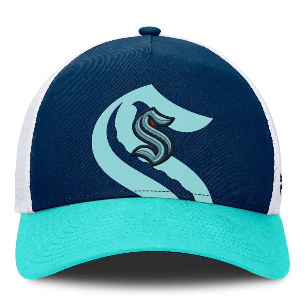 Seattle Kraken Fanatics Authentic Pro A-Frame Rink Adjustable Hat Online