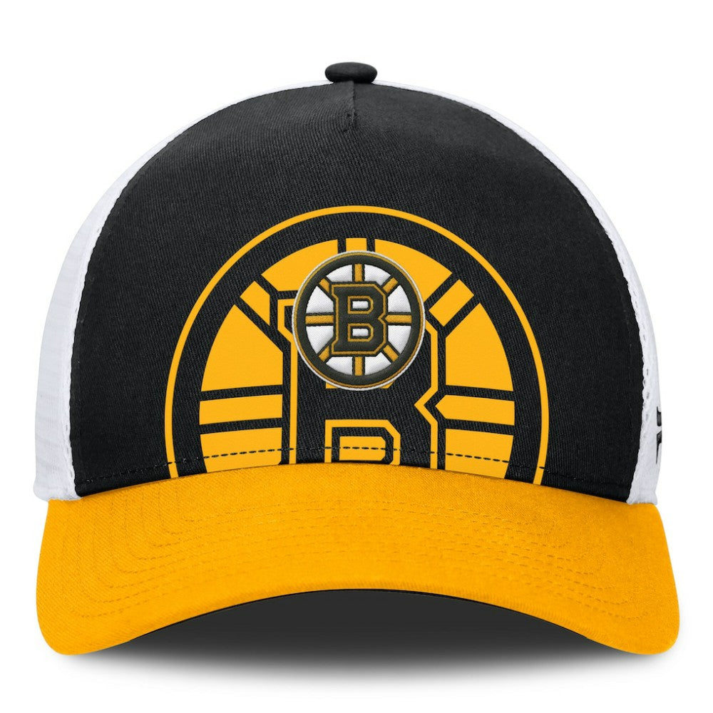 Boston Bruins Fanatics Authentic Pro A-Frame Rink Adjustable Hat On Sale