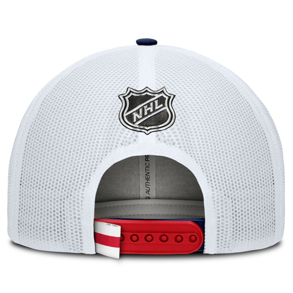 New York Rangers Fanatics Authentic Pro Rink Trucker Hat On Sale
