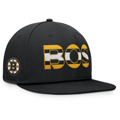 Boston Bruins Fanatics Authentic Pro Rink Snapback Hat For Sale