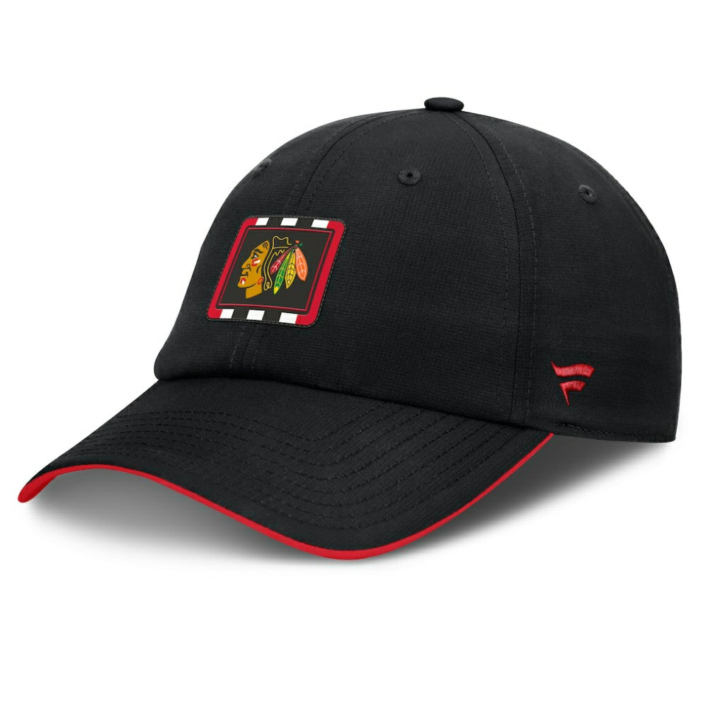 Chicago Blackhawks Fanatics Authentic Pro Ripstop Adjustable Hat For Sale