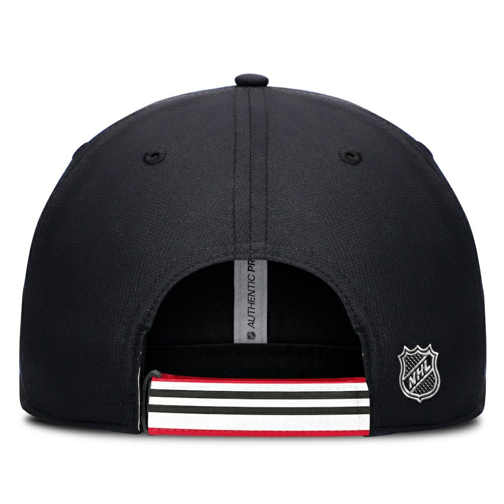 Chicago Blackhawks Fanatics Authentic Pro Ripstop Adjustable Hat For Sale