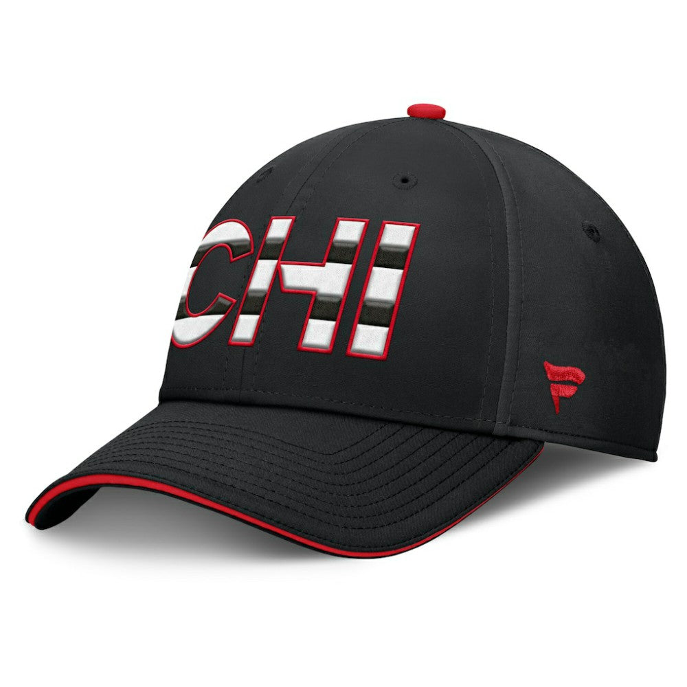 Chicago Blackhawks Fanatics Authentic Pro Rink Team Code Flex Hat Online