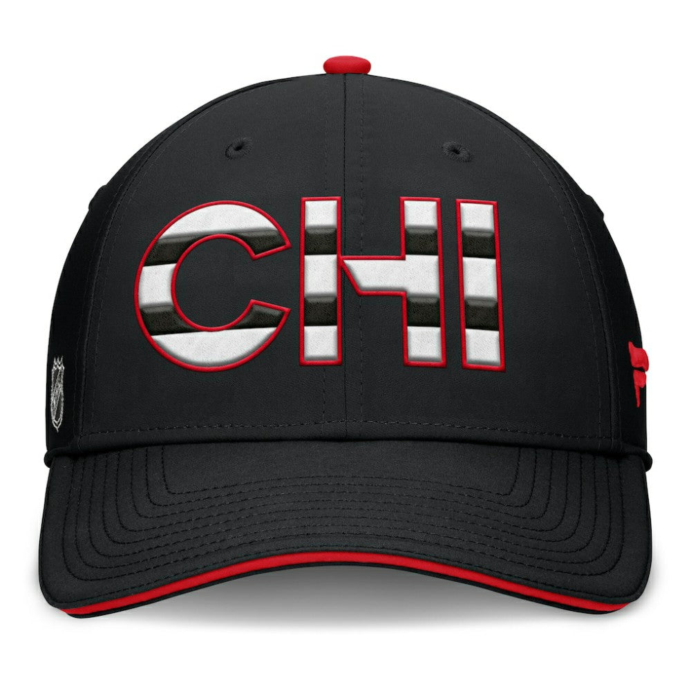 Chicago Blackhawks Fanatics Authentic Pro Rink Team Code Flex Hat Online