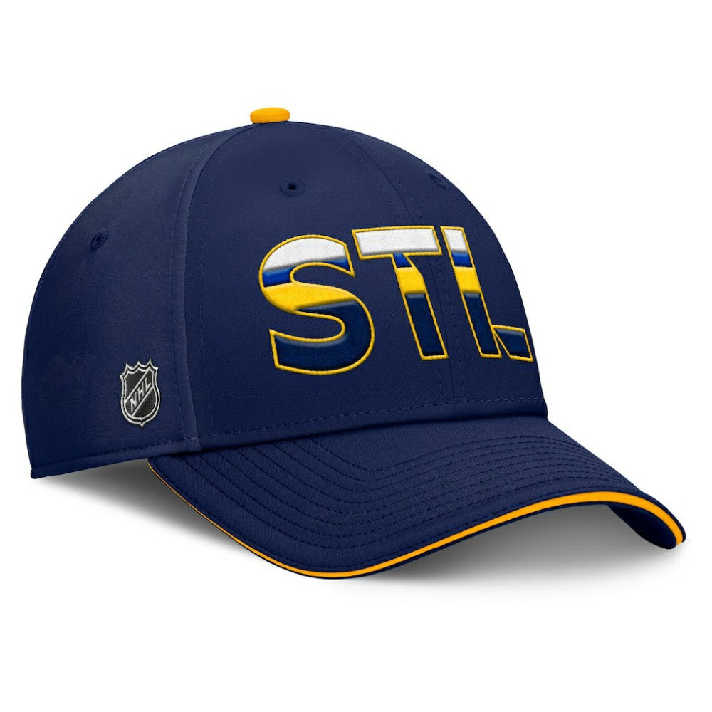 St. Louis Blues Fanatics Authentic Pro Rink Team Code Flex Hat Discount