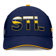 St. Louis Blues Fanatics Authentic Pro Rink Team Code Flex Hat Discount